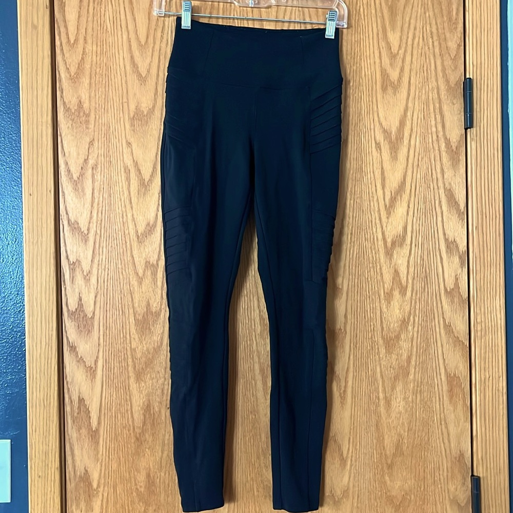 Athleta Delancey Moto Tight Black